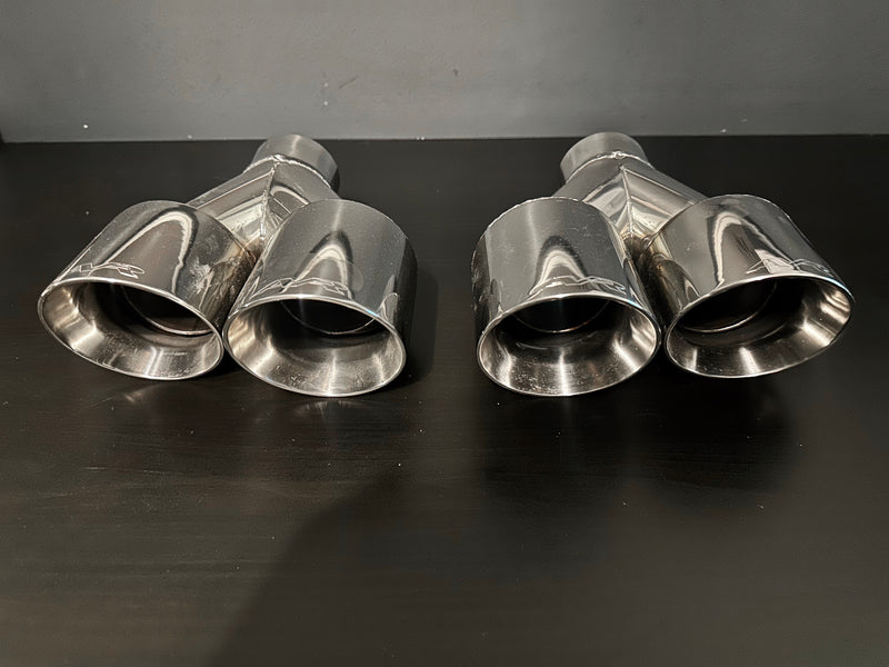 AVR Jaguar F-Pace Rear Diffuser(V2) & Quad Exhaust Tips Fits All Petrol And Diesel Models 2018-2025 SUPPLIED