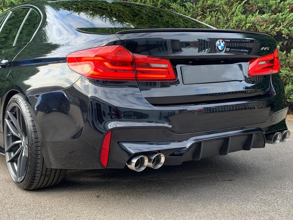 AVR5 Rear Diffuser & (Quad) Twin Dual Exhauast Package G30 BMW 5 serie