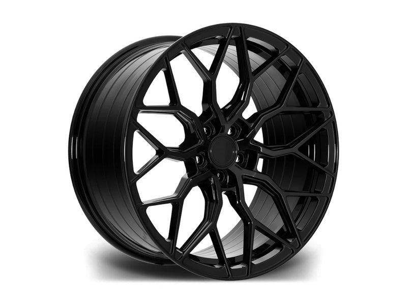 AVR-XSR High Gloss Black 22" X 10.5J ET35 (Only For AVR Wide-Body Application)