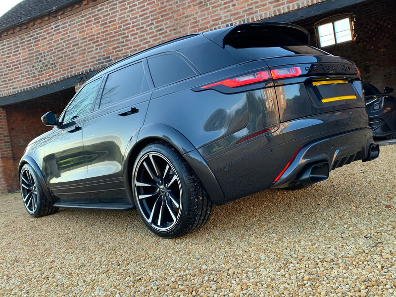 AVR Velar Rear Bumper Diffuser & Twin Exhaust Finishers SHIPPING TO FRANCE INCLUDED