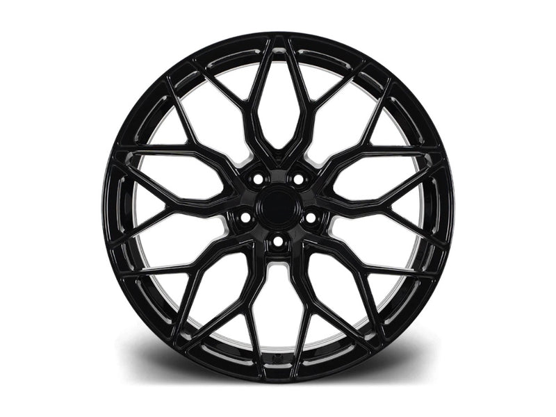 AVR-XSR High Gloss Black 22" X 10.5J ET35 (Only For AVR Wide-Body Application)